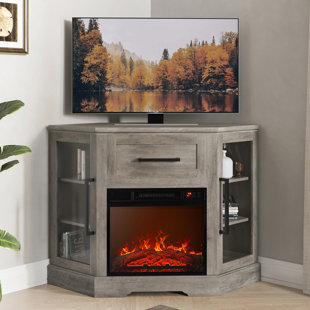 Tv Corner Stand With Fireplace - Wayfair Canada